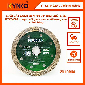 LƯỠI CẮT GẠCH MEN PHI Ø110MM LƯỠI LIỀN RTX04001 chuyên cắt gạch men chất lượng cao chính hãng