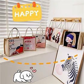 TÚI CÓI MINI ĐI BIỂN HỌA TIẾT HOẠT HÌNH CÁ TÍNH - GIAO HÌNH NGẪU NHIÊN