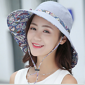 Nón rộng vành gấp gọn chống nắng, chống tia UV DN20rv02