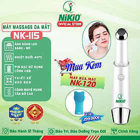 Bút Massage Mắt, Máy Mát Xa Môi Nhiệt Nóng Nikio NK-115 - Giảm Nếp Nhăn Và Thâm Quầng Mắt, Mỏi Mắt Hiệu Quả