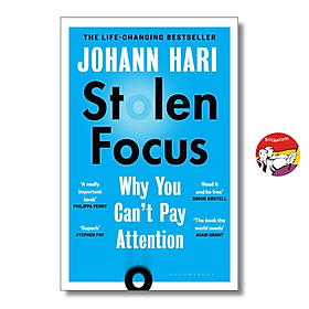 Sách - Stolen Focus: Why You Can't Pay Attention by Johann Hari | Psychology Self Help / Ngoại văn