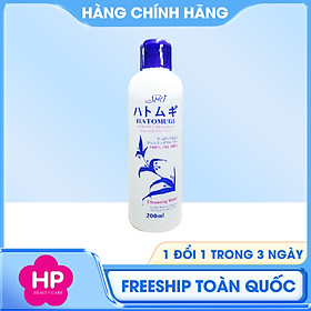 Nước Tẩy Trang Làm Sạch Sâu Và Dưỡng Trắng Da SHCI Hatomugi Cleansing Water 200mL