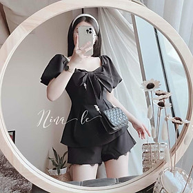 SET ĐŨI MỀM MỊN,THÍCH HỢP ĐI CHƠI,DỰ TIỆC,THIẾT KẾ HỌA TIẾT TRƠN NHƯNG KHÔNG KÉM PHẦN SANG TRỌNG KHÁNH AN STORE