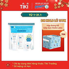Bộ sản phẩm dưỡng ẩm sâu da trong mướt Hada Labo Advanced Nourish Trial Set