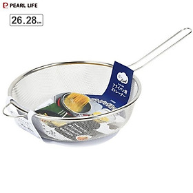 Vợt inox trụng mì, hủ tiếu Pearl Metal - Hàng nội địa Nhật Bản |Nhập khẩu trực tiếp từ Nhật Bản
