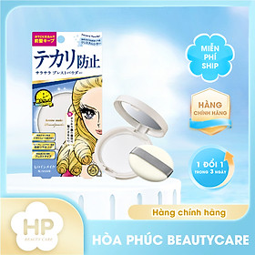 Phấn Phủ Che Khuyết Điểm Hỗ Trợ Chống Nắng Da Kissme Heroine Make Smooth Up Pressed Powder Dạng Nén - Màu Xanh Pha Lê #01