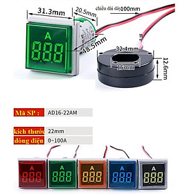 Mua Đèn LED hiển thị vôn - ampe phi 22mm