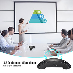 Loa âm thanh chuyên dùng cho hội họp tích hợp microphone ghi âm với điều khiển thông minh kết nối USB