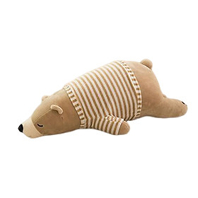 Soft Sleeping Bear Plush Doll Pillow Comfortable Stuffed Animal for Kids Birthday