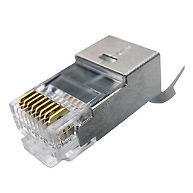 Mua 10 Đầu bấm mạng RJ45 cat7 cho cáp chống nhiễu FTP  SFTP - Hàng nhập khẩu