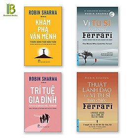 Combo 4Q Hay Nhất Của Robin Sharma : Khám Phá Vận Mệnh - 7 Bước Đánh Thức Bản Thân + Trí Tuệ Gia Đình - Từ Vị Tu Sĩ Bán Đi Chiếc Ferrari + Vị Tu Sĩ Bán Chiếc Ferrari + Thuật Lãnh Đạo Từ Vị Tu Sĩ Bán Chiếc Ferrari (Tặng Kèm Bookmark Bamboo Books)