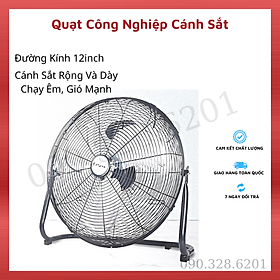 Mua Quạt sàn công nghiệp 12inch cánh sắt  quạt công nghiệp treo tường