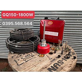 Mua Máy thông tắc GQ150-1800w sử dung  cả 3 loại dây phi 8   phi 16   phi 22(có đầy đủ phụ kiện theo máy)