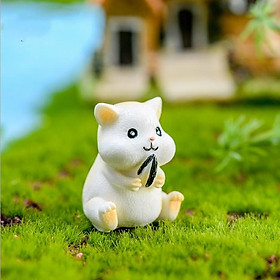 Mô hình chuột Hamster dễ thương trang trí tiểu cảnh, thủy sinh, DIY