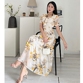 [HCM] Đầm maxi phối ren tầng duyên dáng D081 - Lady Fashion -Khánh Linh Style