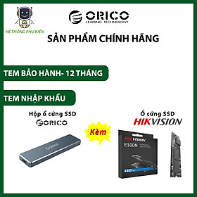 Mua Ổ cứng di động Orico PVM2F + SSD Hikvision 128G Hàng Chính Hãng