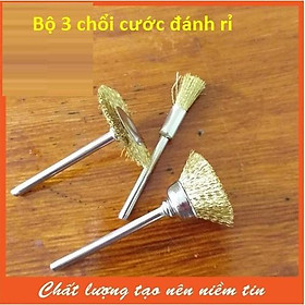 Mua Com bo 3 chổi cước đánh rỉ gắn máy khoan