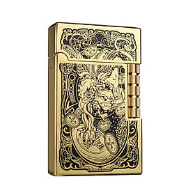 Mua Vỏ Hột Quẹt Bật Lửa Gas Đá 854 Kiểu Dáng Upon Họa Tiết Kỳ Lân Cực Đẹp