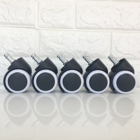 Mua Combo 5 bánh xe ghế xoay  phù hợp hầu hết tất cả các ghế xoay - ghế Xuân Hòa  ghế Hòa Phát