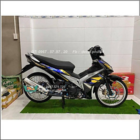 Tem Rời Exciter 2006-2010 đen bạc vàng Crom