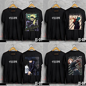 Áo thun anime Jujutsu Kaisen, áo phông in hình jujutsu kaisen chất liệu cotton 4 chiều giá rẻ
