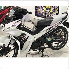 Tem Rời Exciter 2006-2010 Trắng đen in trong