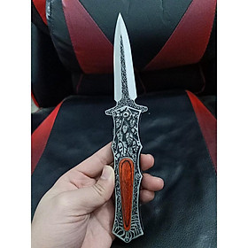 Mua Dao Phượt Gấp GBX 18 Thép Vân Gỗ Hàng Nặng Chắc Chắn Cắt Gọt Hoa Quả Size 21cm