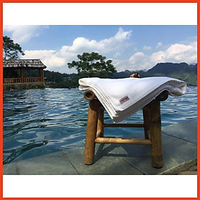 Combo 2 khăn mặt dùng trong Khách sạn 5 sao, Spa, Resort chất liêu 100% Cotton mêm mềm mịn - Hàng Chính Hãng