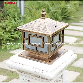 Mua Đèn trụ cổng ngoài trời nhôm cỡ 400mm TAMOGA WANSA 7009