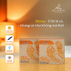 Bao cao su GEXlife/G'EXlife Skinny 0.03 siêu mỏng - Chú Chim Sẽ