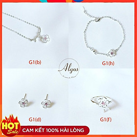 Bộ trang sức nữ - Hoa hồng ️ ƯU ĐÃI TOÀN SHOP ️ Bạc 925 sáng bền, thiết kế tinh tế phù hợp mọi phong cách, sự kiện