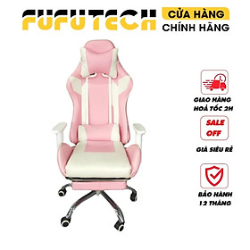 Mua Ghế gaming FUFUTECH giá rẻ có massage  gác chân  tựa lưng thư giãn  da PU cao cấp  phù hợp với live stream  chơi game