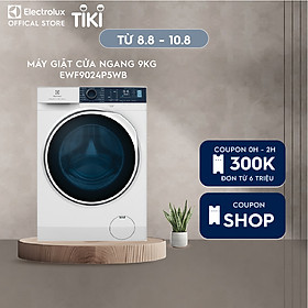 Máy giặt cửa trước Electrolux 9kg UltimateCare 500 - EWF9024P5WB - Công nghệ HygienicCare diệt 99.9% vi khuẩn, êm dịu như giặt tay, giặt sạch sâu [Hàng chính hãng]