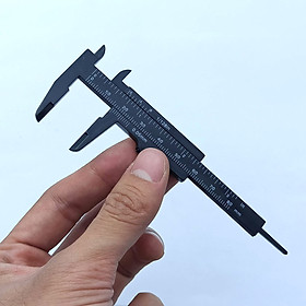 Mua Thước kẹp mini 80mm bỏ túi nhựa đen