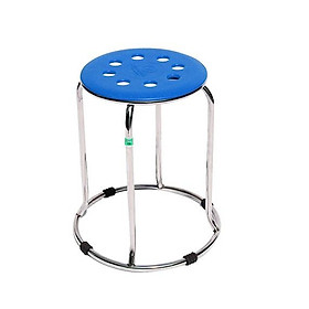 Combo 3 ghế đôn inox mặt nhựa Xuân Hòa GI-10-06