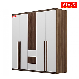 Tủ quần áo ALALA267 (1m6x2m) gỗ HMR chống nước - www.ALALA.vn - 0939.622220