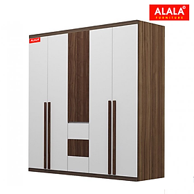Tủ quần áo ALALA267 (1m8x2m) gỗ HMR chống nước - www.ALALA.vn - 0939.622220