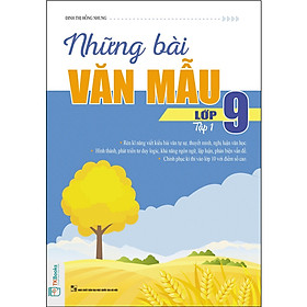 Sách - Những Bài Văn Mẫu Lớp 9 - Tập 1 - MC