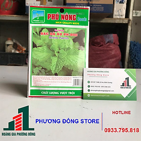 Combo 5-10 gói hạt giống rau Bạc hà âu  sinh trưởng nhanh - gói 0.2g