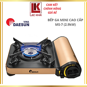 Mua Bếp Ga Mini Cao Cấp Maxsun MS-7 - Công Suất 2900W  Sơn Tĩnh Điện  Nhôm Nhẹ Cao Cấp - Hàng Chính Hãng