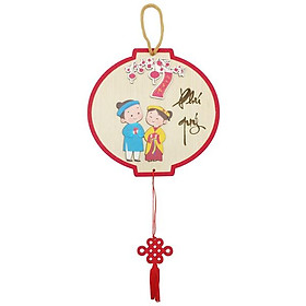 Bảng Gỗ Treo Tường Trang Trí Tết - Bách Mộc T14 - Phú Quý