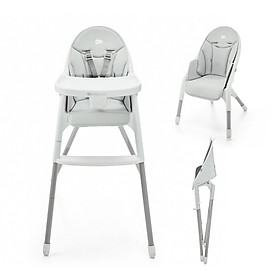 Ghế ăn 2in1 cho từ 6 tháng tuổi Kinderkraft DINNLY - Màu xám