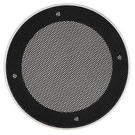Car Speaker Grills Cover Steel Mesh Protective Case with 4 Pieces Screws for Speaker Mounting