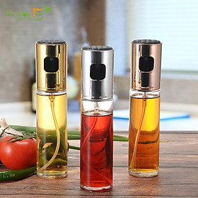 Mua Bình Xịt Dầu ăn Phun Sương 100ml Chai Xịt Thủy Tinh Dầu ăn Phun Sương Nắp Inox 304