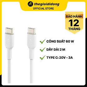 Mua Cáp Type C - Type C 2m Belkin CAB003 - Hàng chính hãng