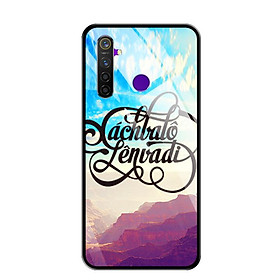 Ốp lưng kính cường lực cho điện thoại Realme 5 Pro - 0236 XACHBALOLENVADI01 - Hàng Chính Hãng