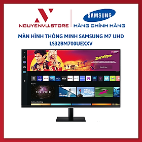 Mua Màn hình thông minh Samsung M7 UHD LS32BM700UEXXV ( 32 Inch ( 3 840 x 2 160 ) / VA / 60Hz / 4ms / HĐH Tizen / Wifi Display / HDMI / USB Hub / USB-C Charging Power 65W / Bluetooth / Wifi 5 / Loa ) - Hàng Chính Hãng