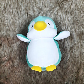 Gấu bông chim cánh cụt dễ thương 30cm vải miniso mềm mịn an toàn (Tặng Kèm 1 Ví Da 12 Ngăn Đựng Thẻ ATM, CCCD)