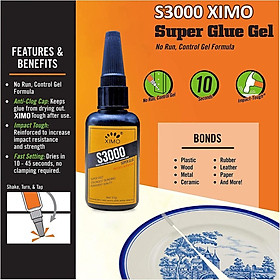 Mua Keo dán đa năng S3000 dán tất cả vật liệu gỗ  vải  gốm  sứ  sắt  nhôm  nhựa an toàn da tay