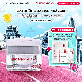 Kem dưỡng da Sắc Ngọc Khang 5 trong 1 ban ngày 30g giúp nuôi dưỡng làn da sáng khỏe, mờ thâm nám ngăn ngừa lão hóa